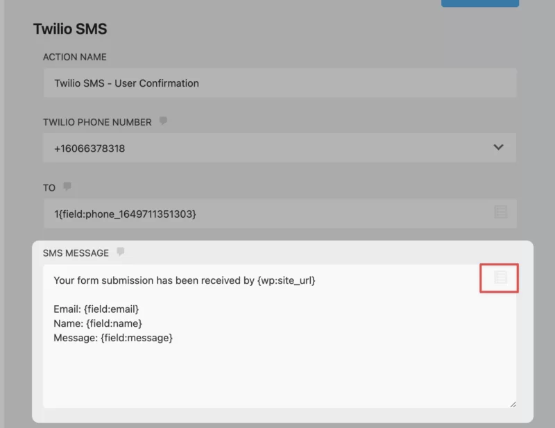 How To Send Twilio SMS Notifications With WordPress Forms - Ninja Forms