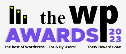 The WP Awards 2023 logo